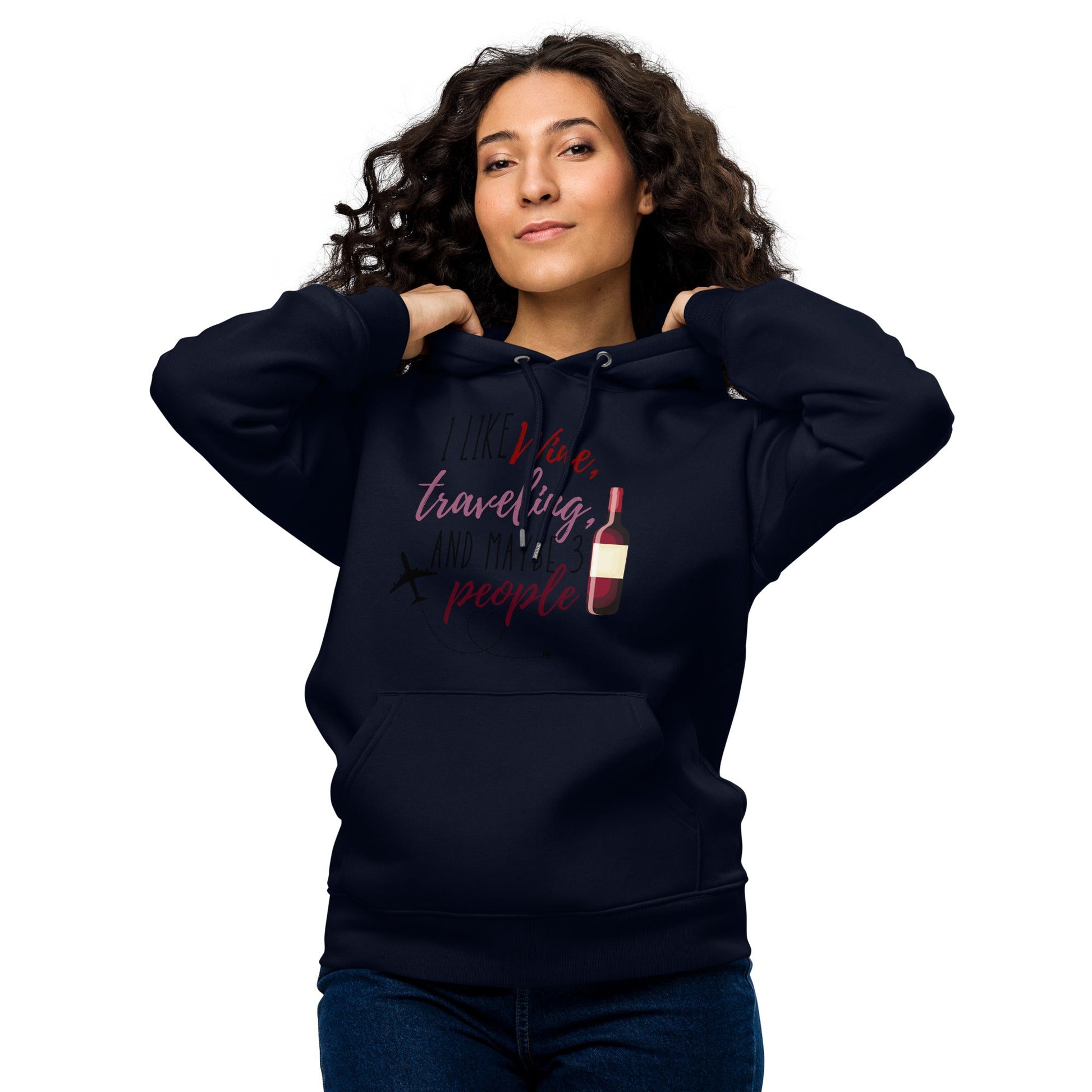 I Like Wine Hoodie