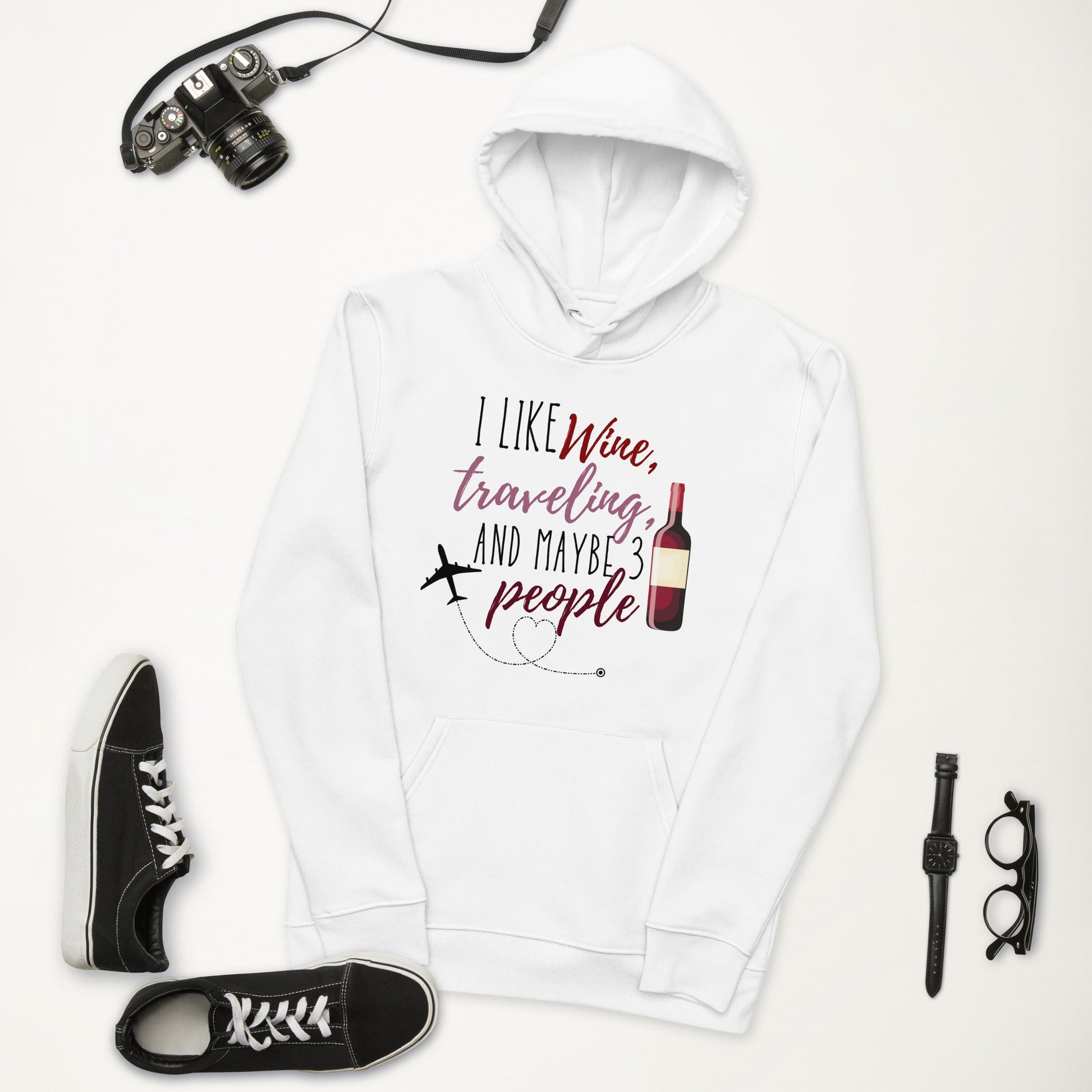 I Like Wine Hoodie