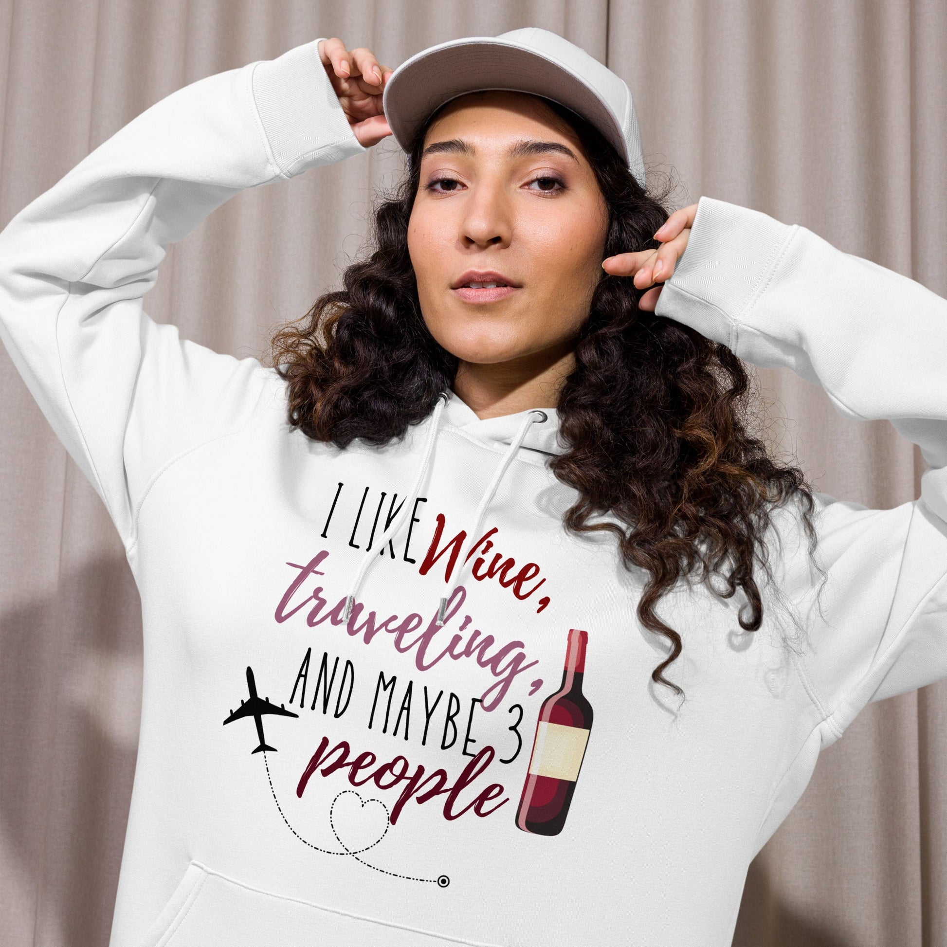 I Like Wine Hoodie