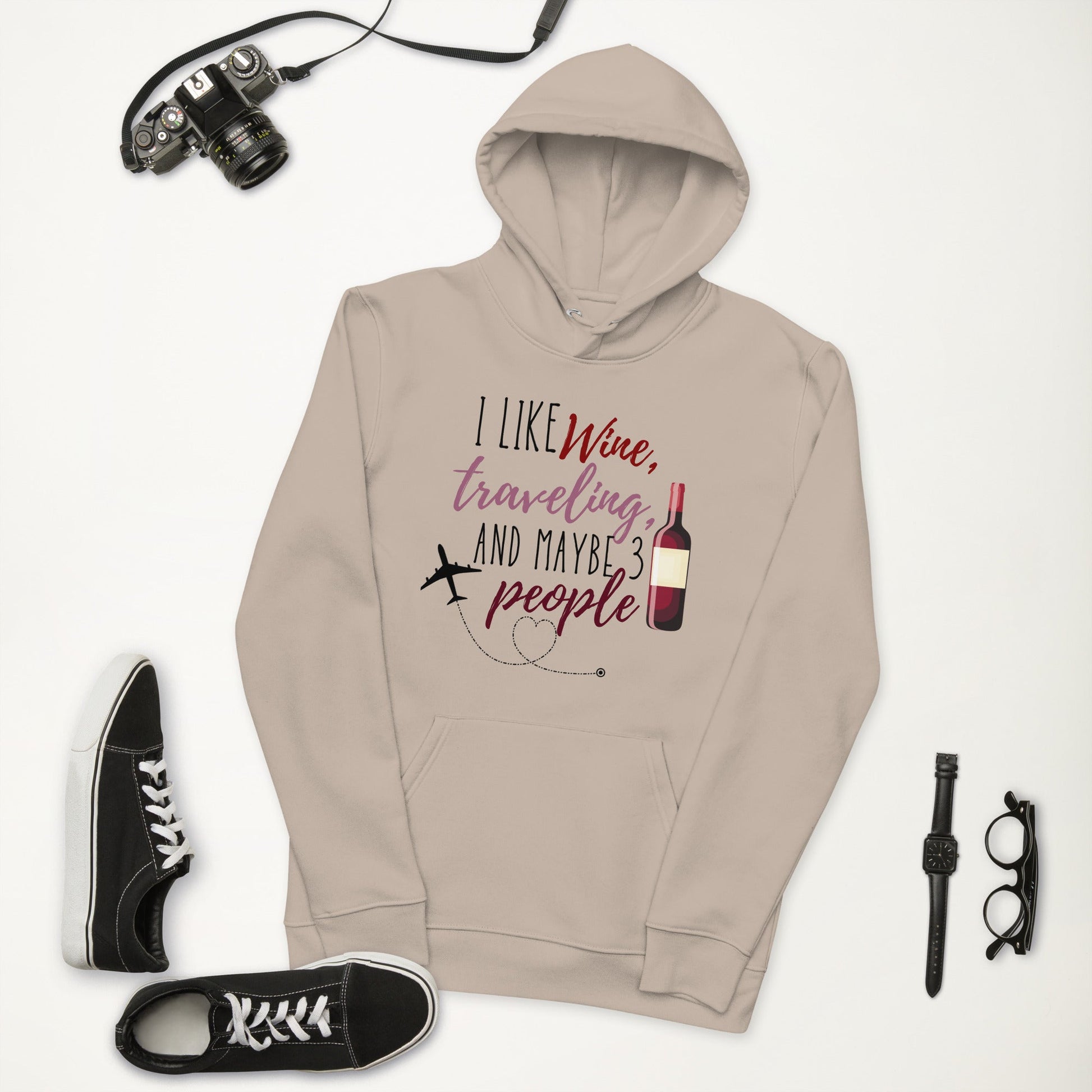 I Like Wine Hoodie