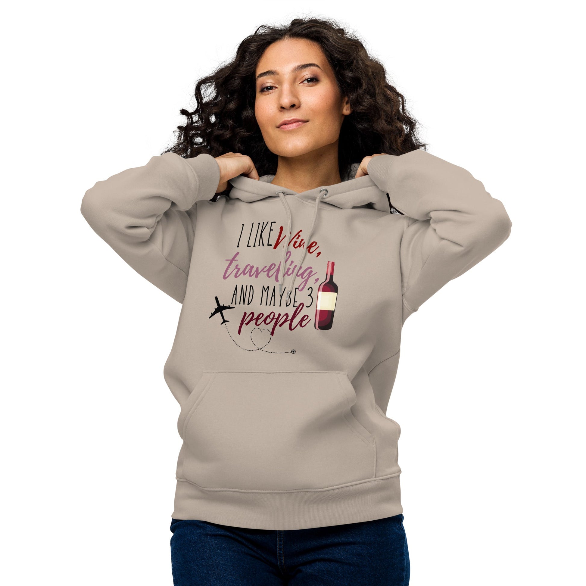 I Like Wine Hoodie