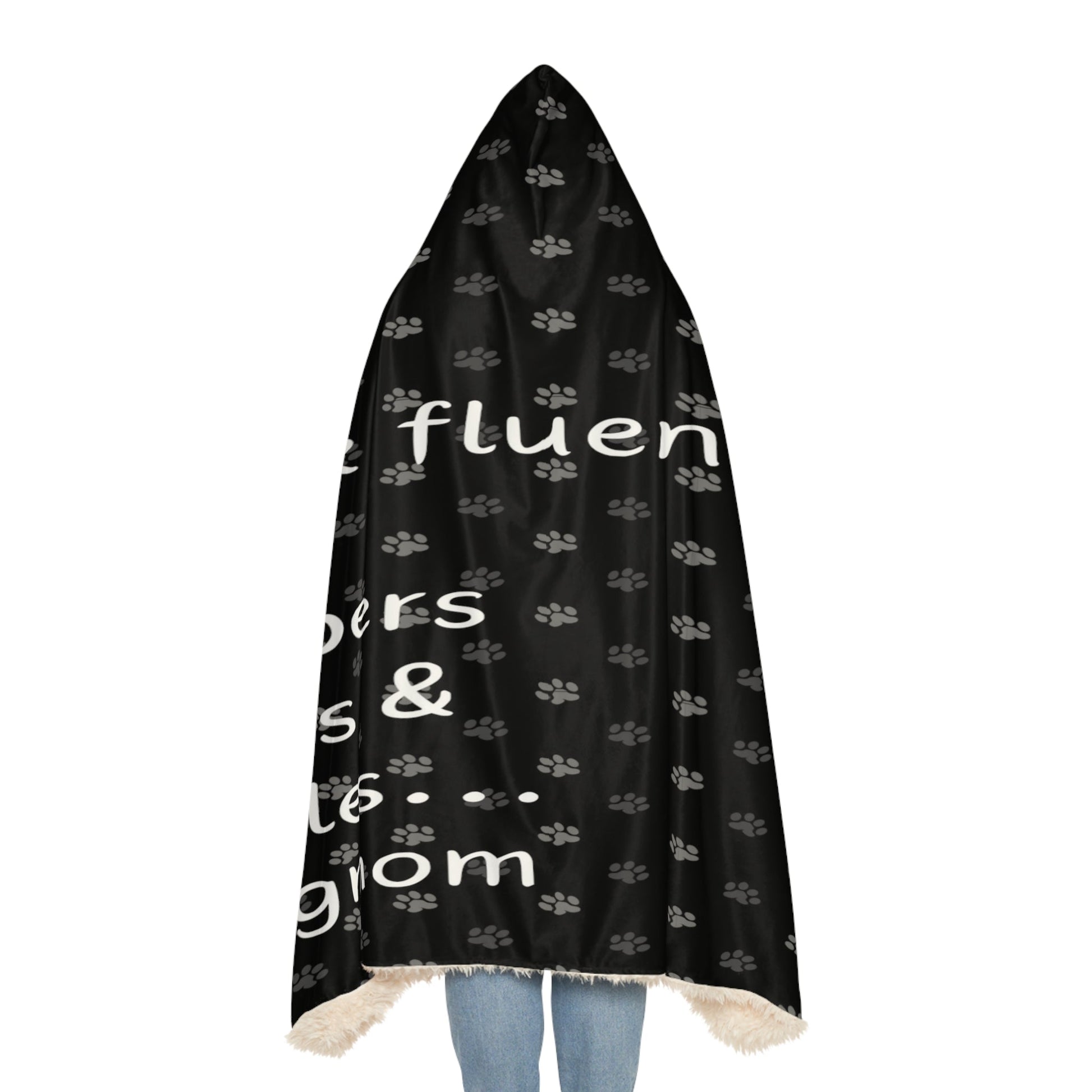 I Speak Fluent Dog Snuggle Blanket - All Over Prints