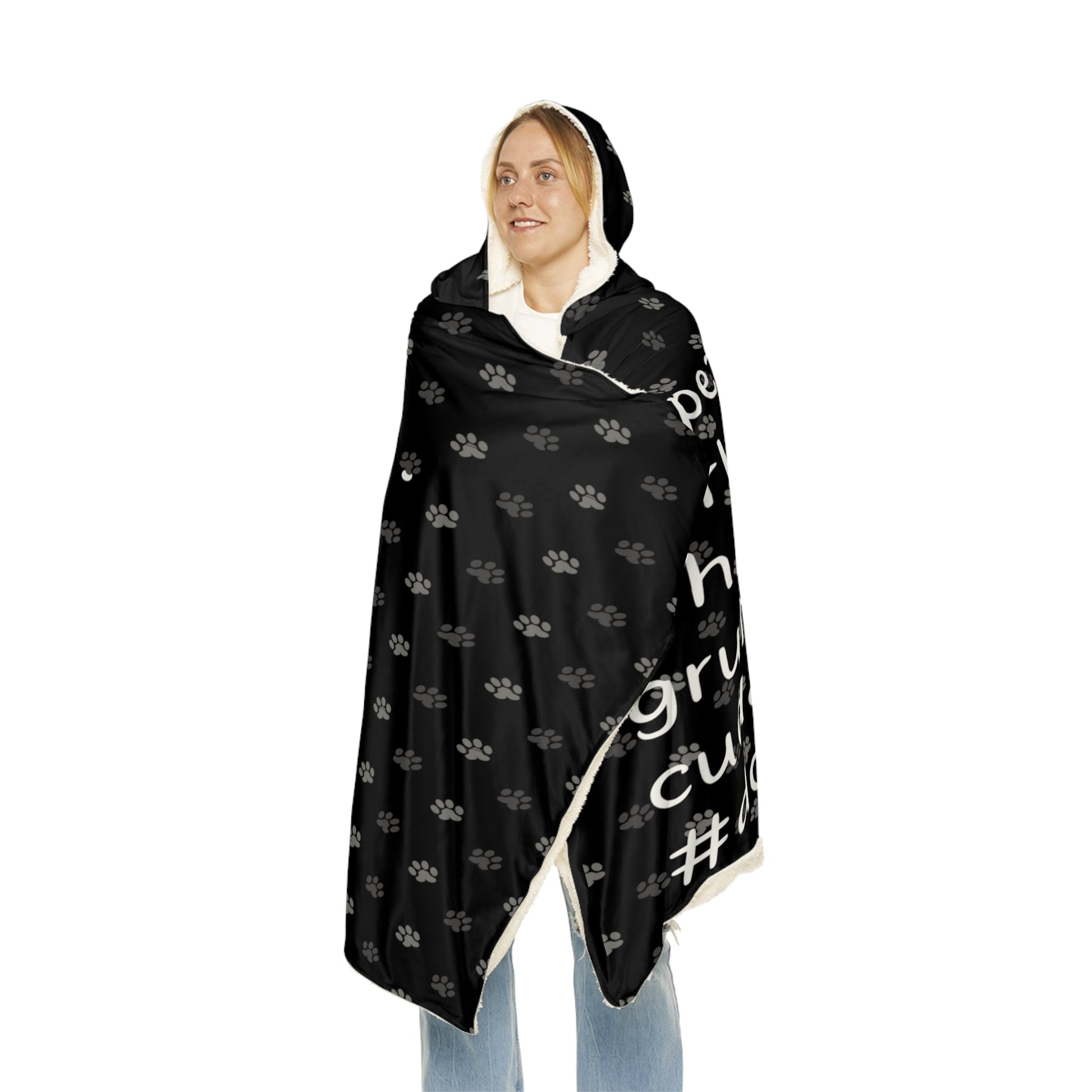 I Speak Fluent Dog Snuggle Blanket - All Over Prints