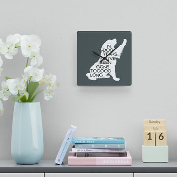 In Dog Years Wall Clock