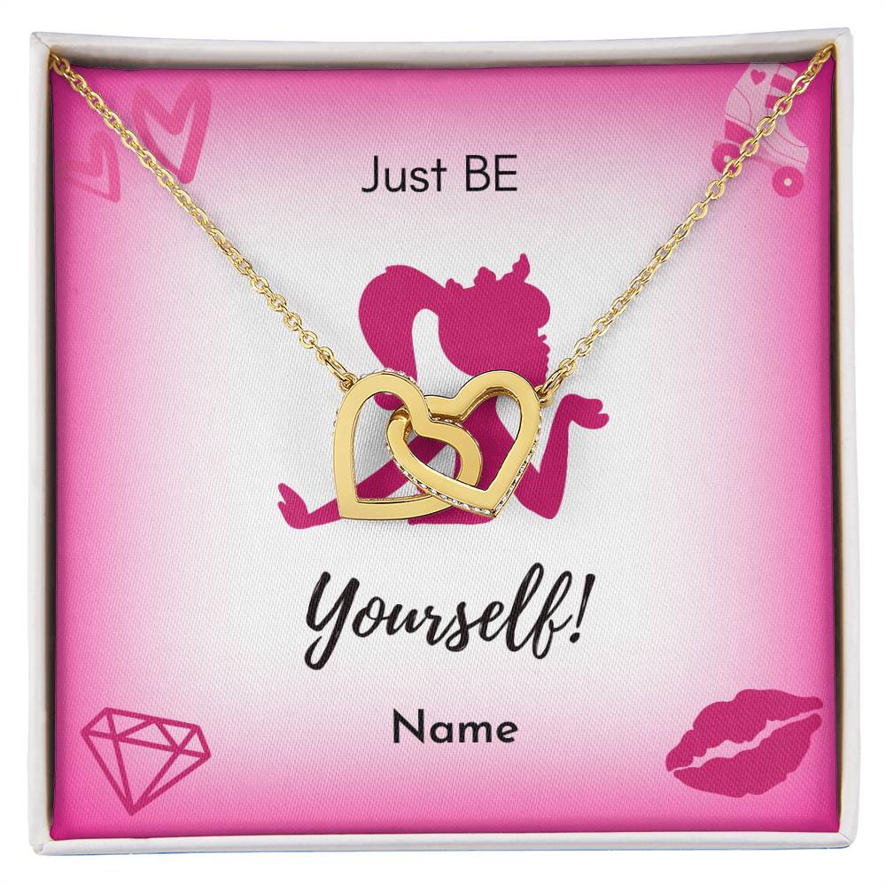 Just Be Yourself Sweetheart Necklace - 18K Yellow Gold