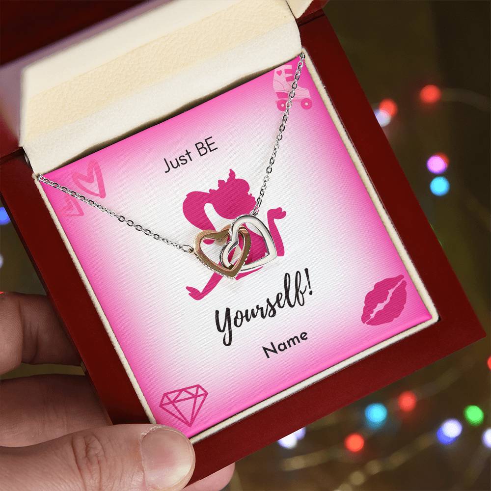 Just Be Yourself Sweetheart Necklace - Jewelry