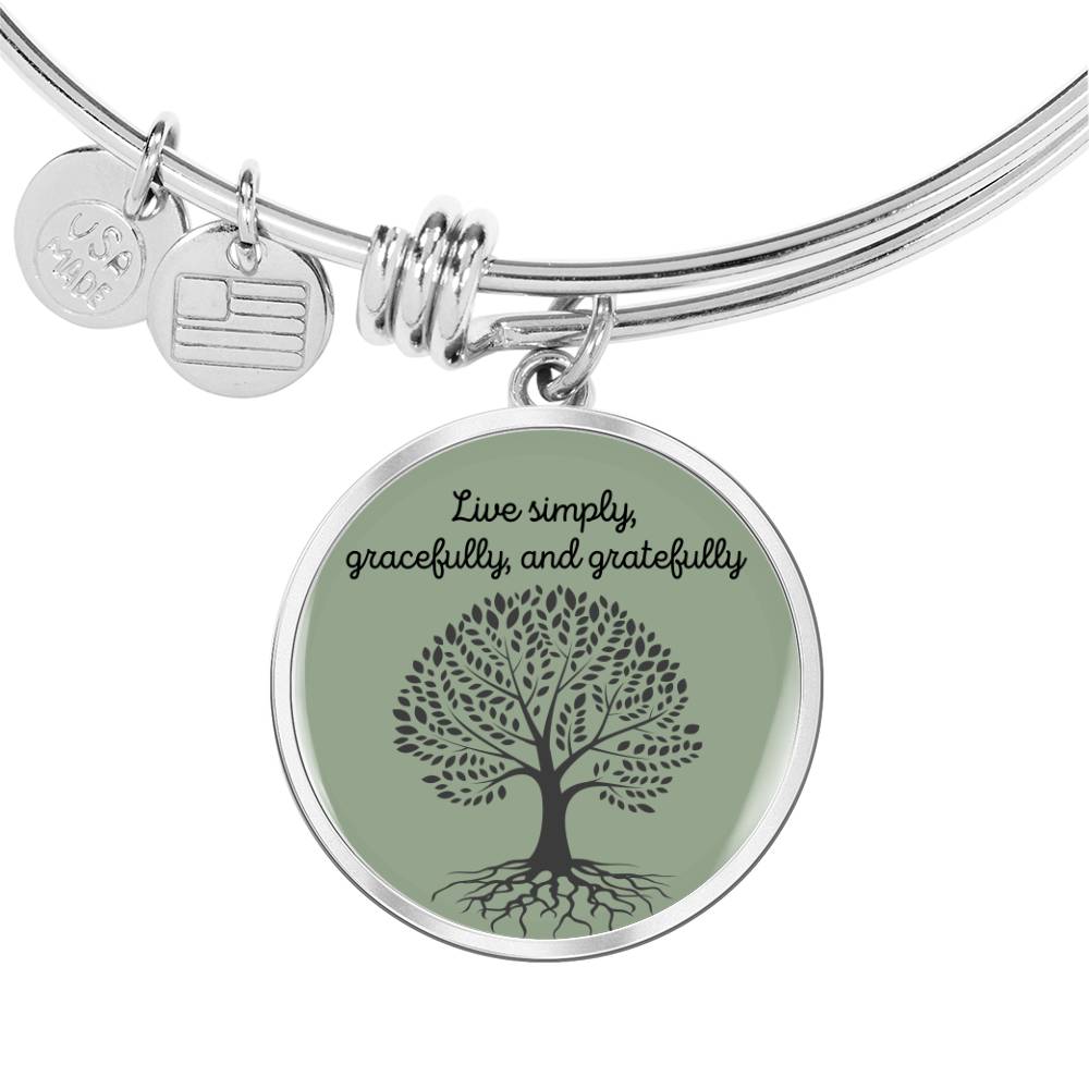 Live Simply Bangle - GetGifts