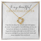 Love & Light Granddaughter Necklace - 18K Yellow Gold