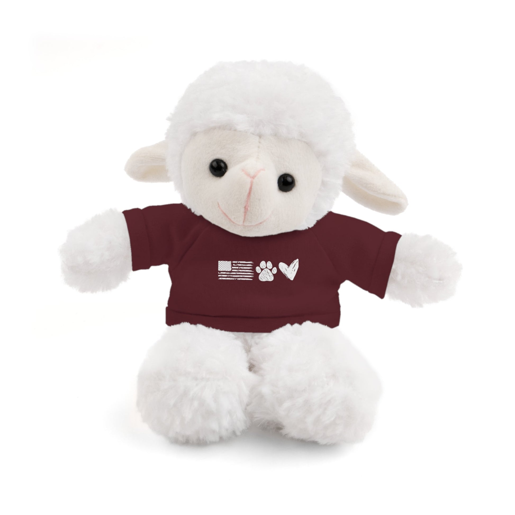 Love USA Stuffed Animals - Maroon / Sheep 8’ Accessories