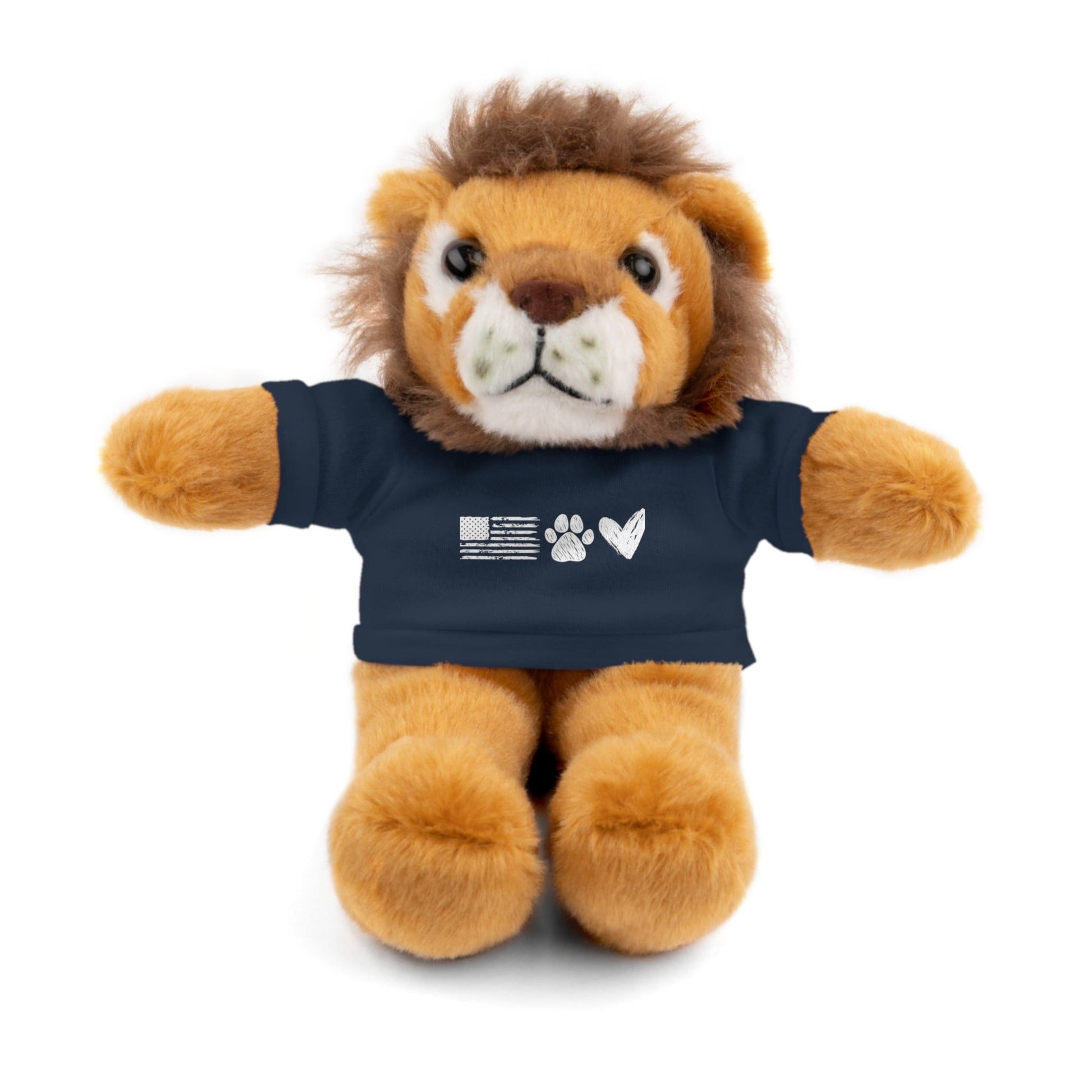 Love USA Stuffed Animals - Navy / Lion 8’ Accessories
