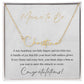 Mama To Be - Miracle So Sweet Gold Finish Over Stainless