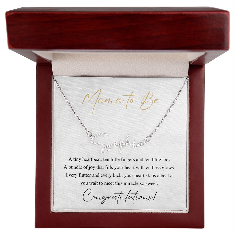 Mama To Be - Miracle So Sweet Polished Stainless Steel