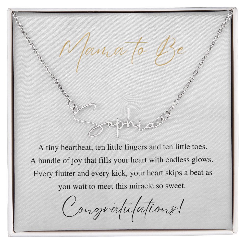 Mama To Be - Miracle So Sweet Polished Stainless Steel