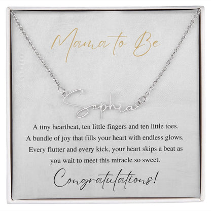 Mama To Be - Miracle So Sweet Polished Stainless Steel