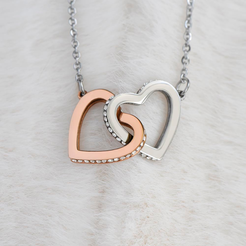 Mom - Appreciate Interlocking Hearts Necklace Jewelry