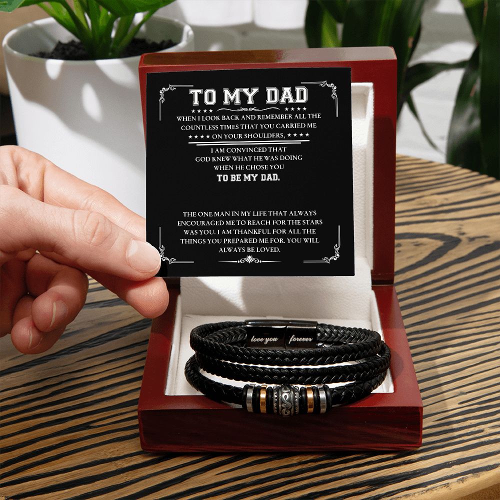 My Dad - Always Be Loved Forever Bracelet - Luxury Box