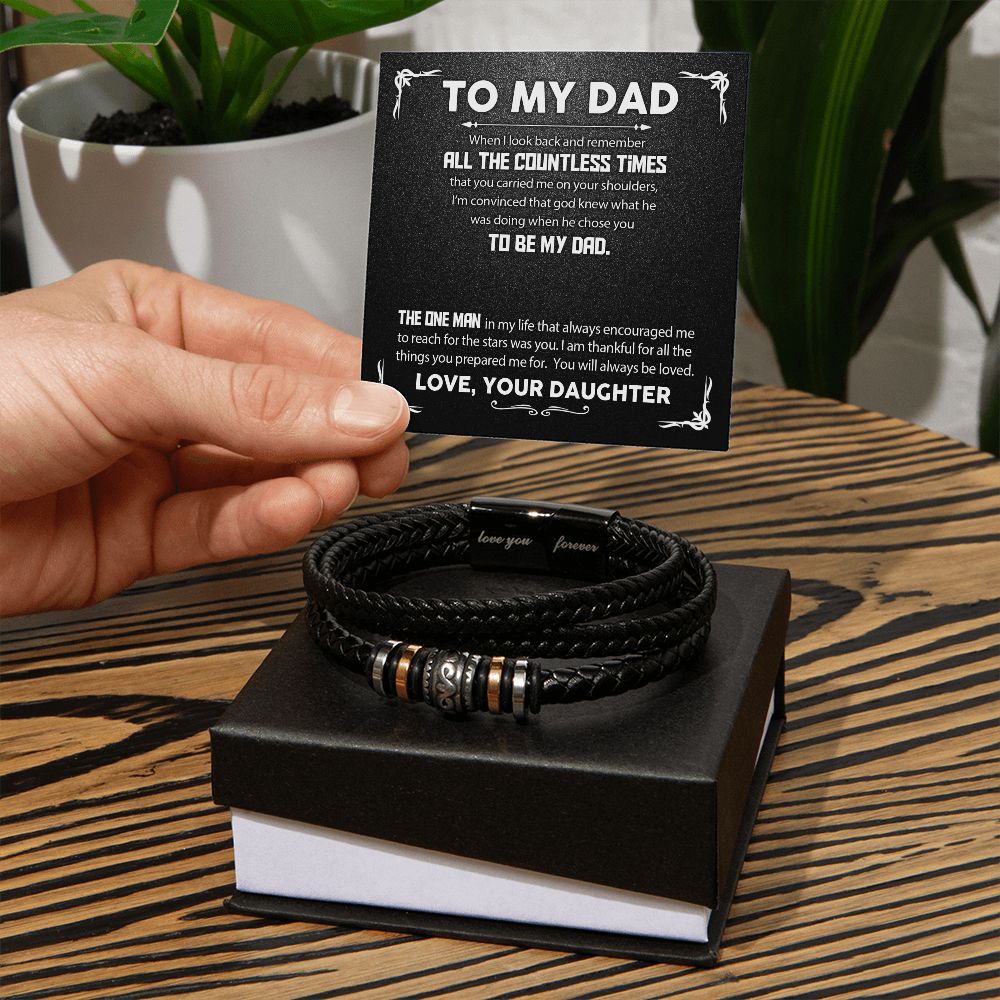 My Dad - God Chose You Forever Bracelet Jewelry