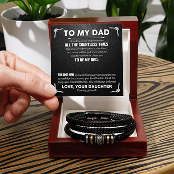 My Dad - God Chose You Forever Bracelet
