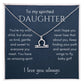 My Spirited Daughter Zodiac Necklace - Polished Stainless