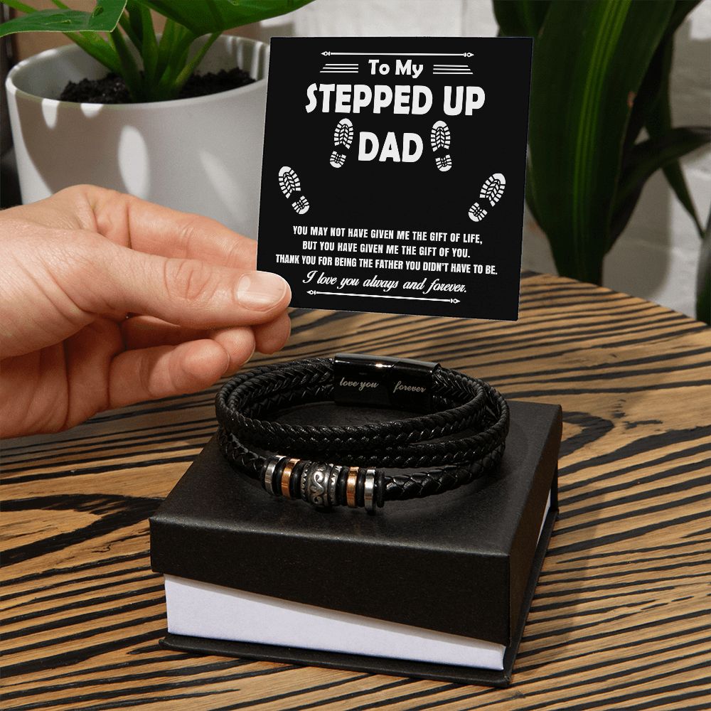 My Stepped Up Dad Forever Bracelet - Jewelry