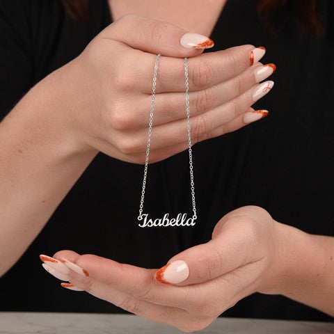 Name Necklace From Your Favorite Aunt