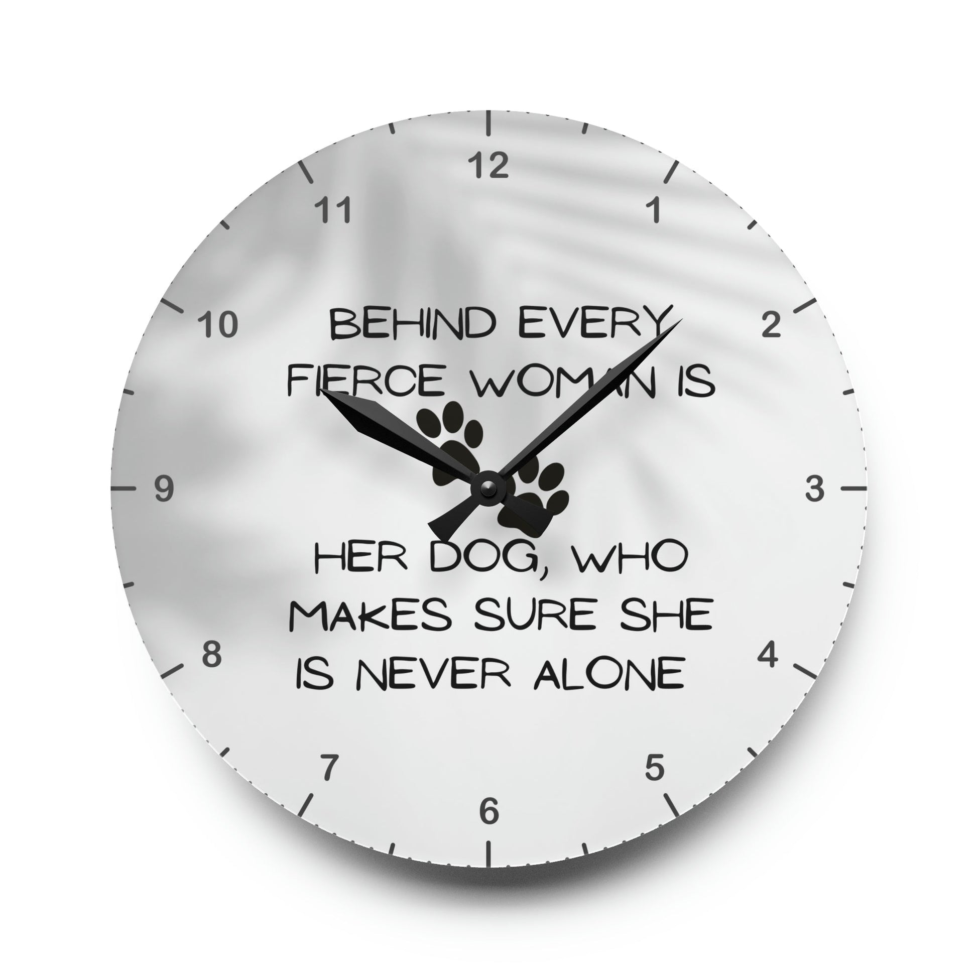 Never Alone Wall Clock - GetGifts