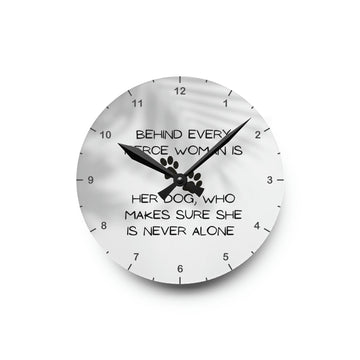 Never Alone Wall Clock