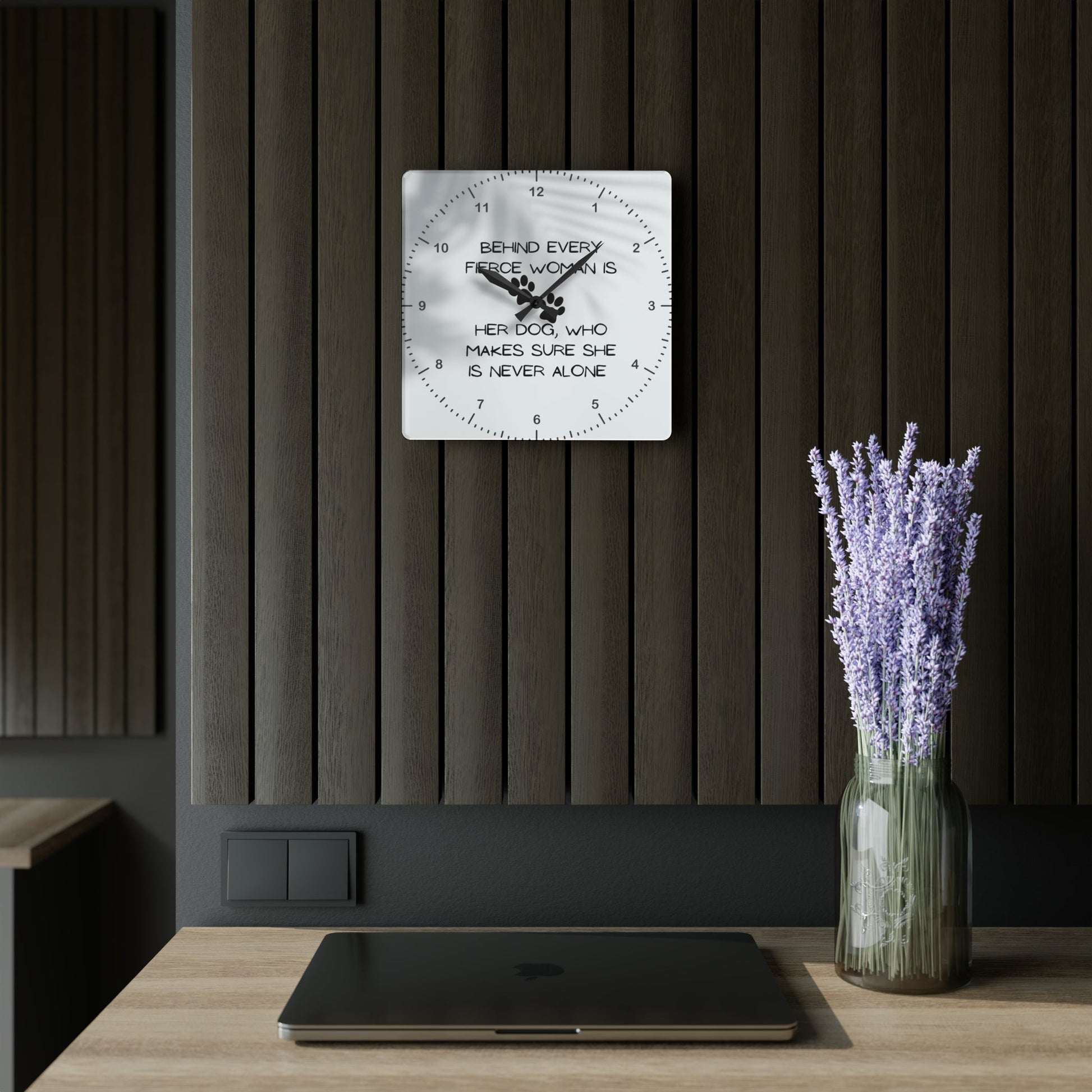 Never Alone Wall Clock - GetGifts