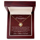 Never Forget - Love Knot Necklace 18K Yellow Gold Finish
