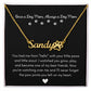 Once a Dog Mom Necklace - 18k Yellow Gold Finish / Standard