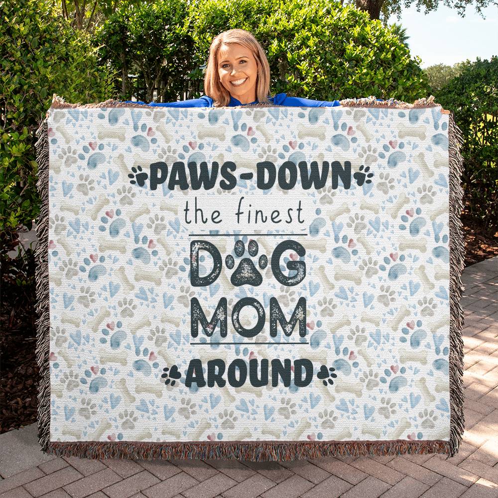 Paws Down Dog Mom Blanket - Jewelry