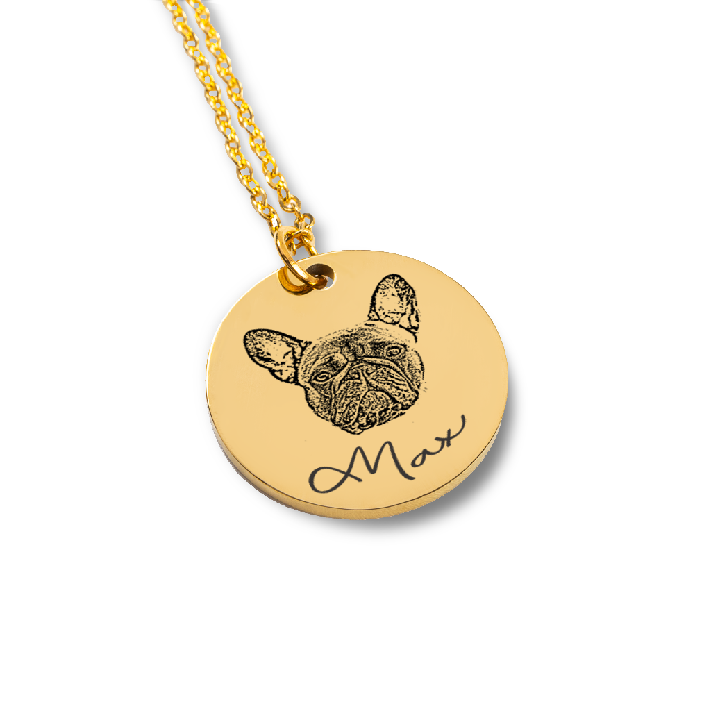 Pet Portrait Necklace - GetGifts