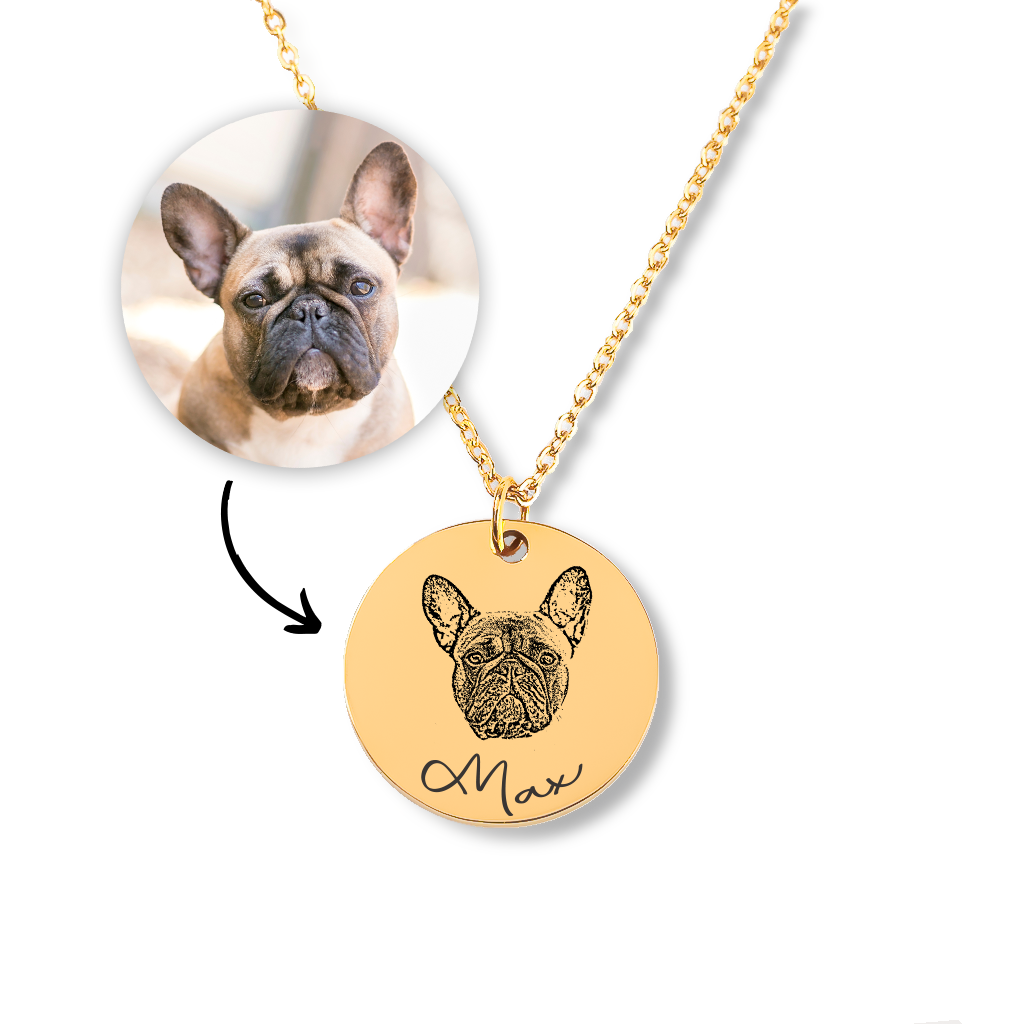 Pet Portrait Necklace - GetGifts