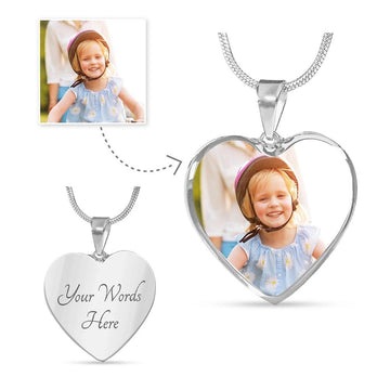 Photo Heart Necklace