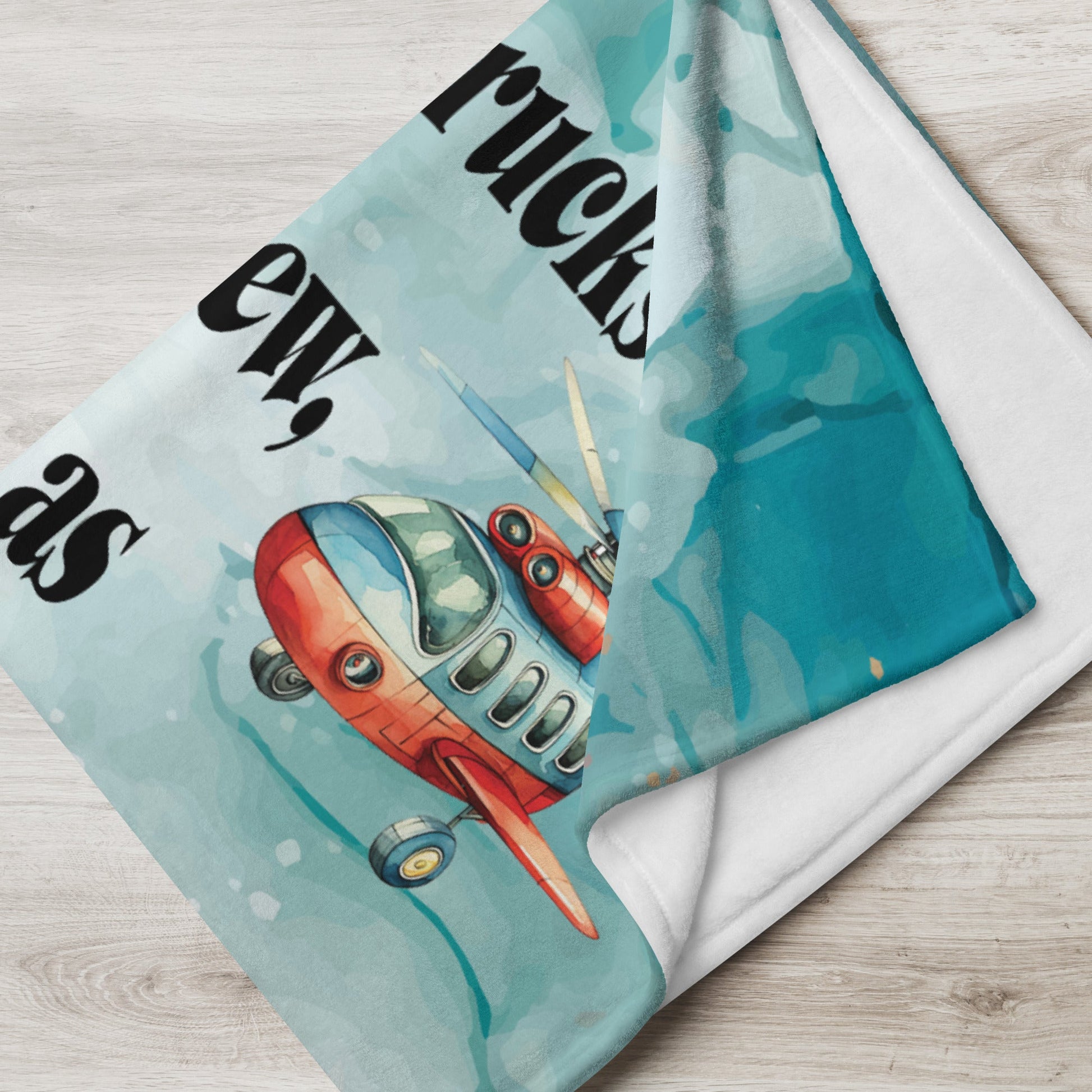 Planes Trains and Toys Blanket