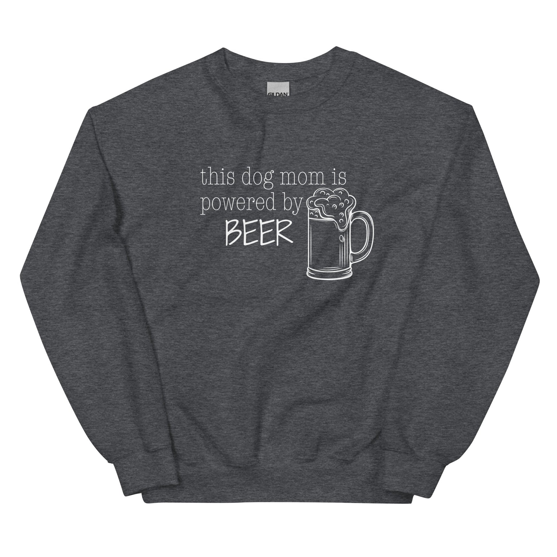 Powered by Beer Sweatshirt - Dark Heather / S