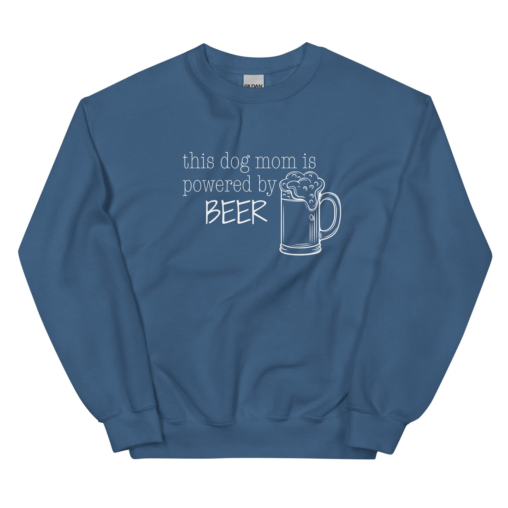 Powered by Beer Sweatshirt - Indigo Blue / S