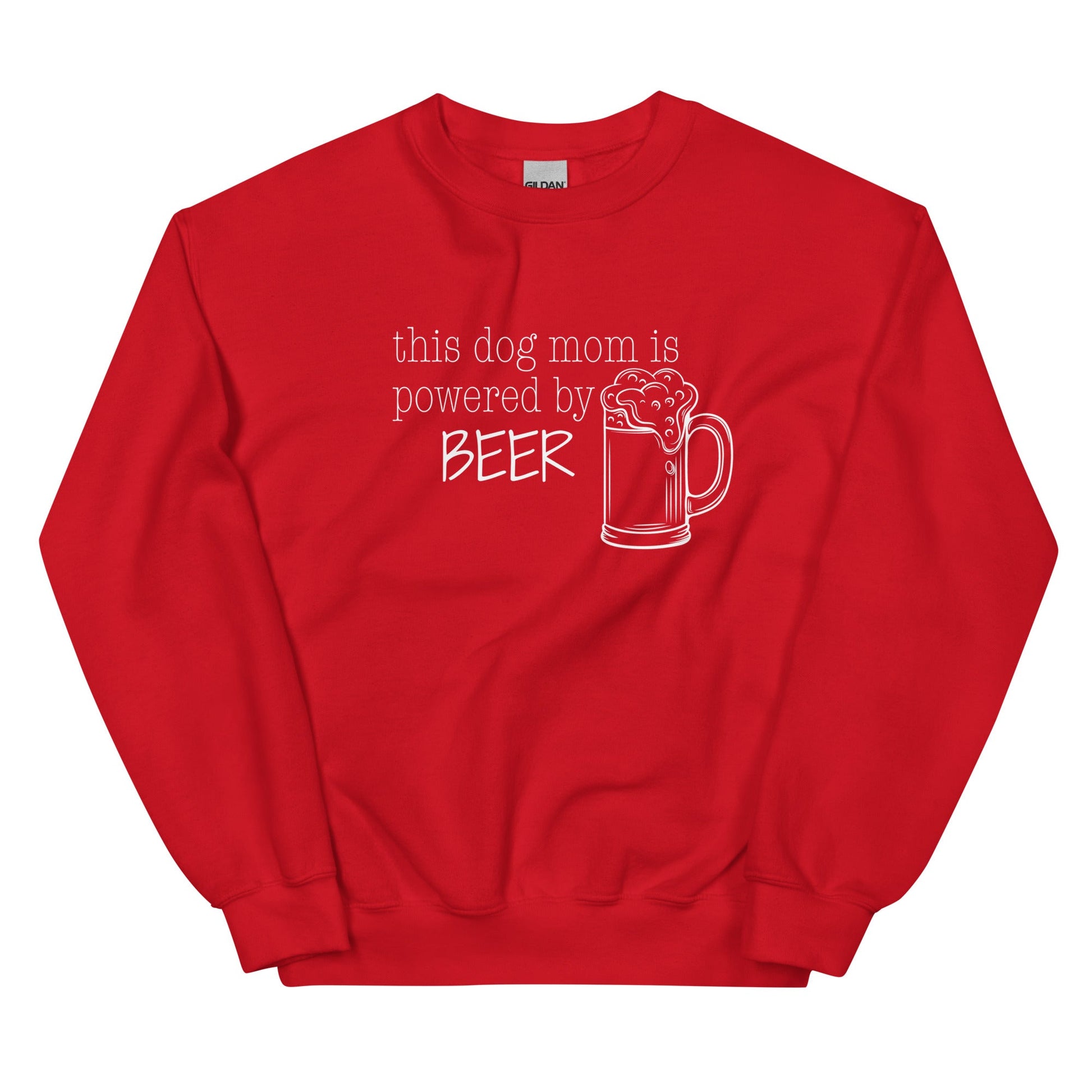 Powered by Beer Sweatshirt - Red / S