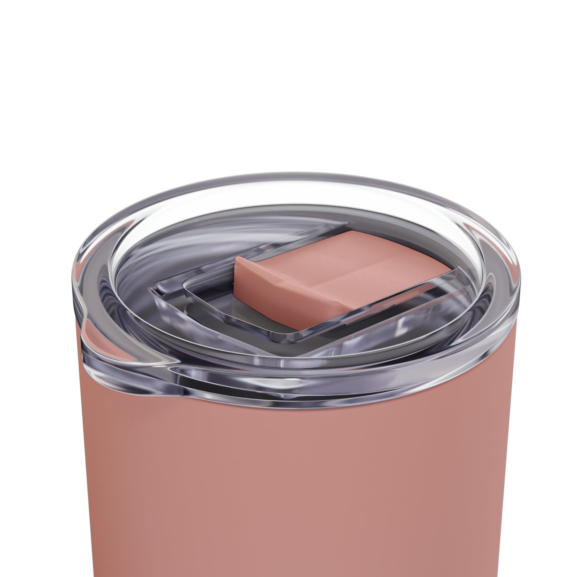 Powered By Coffee Skinny Matte Tumbler - Dusty Rose / 20oz