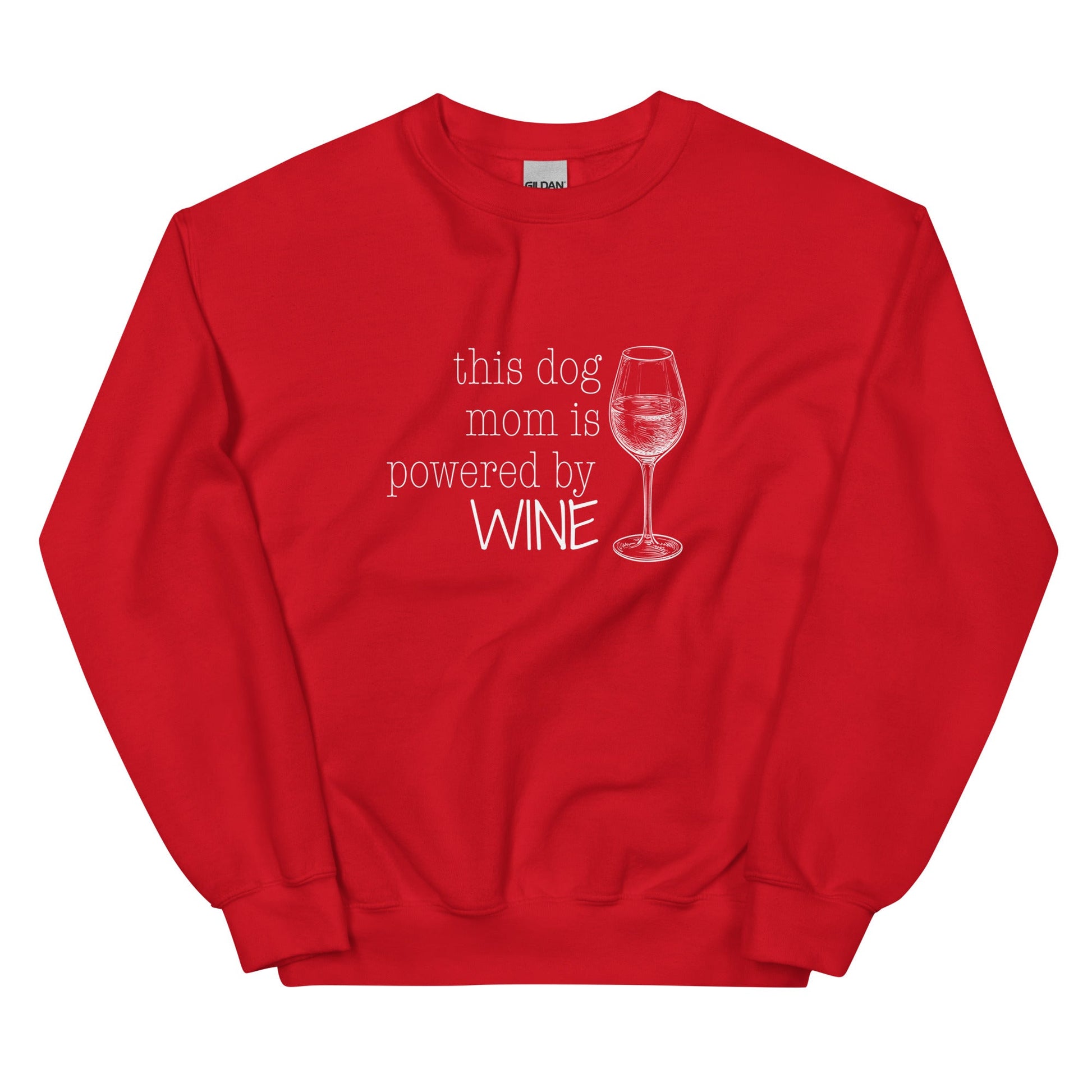 Powered by Wine Sweatshirt - Red / S