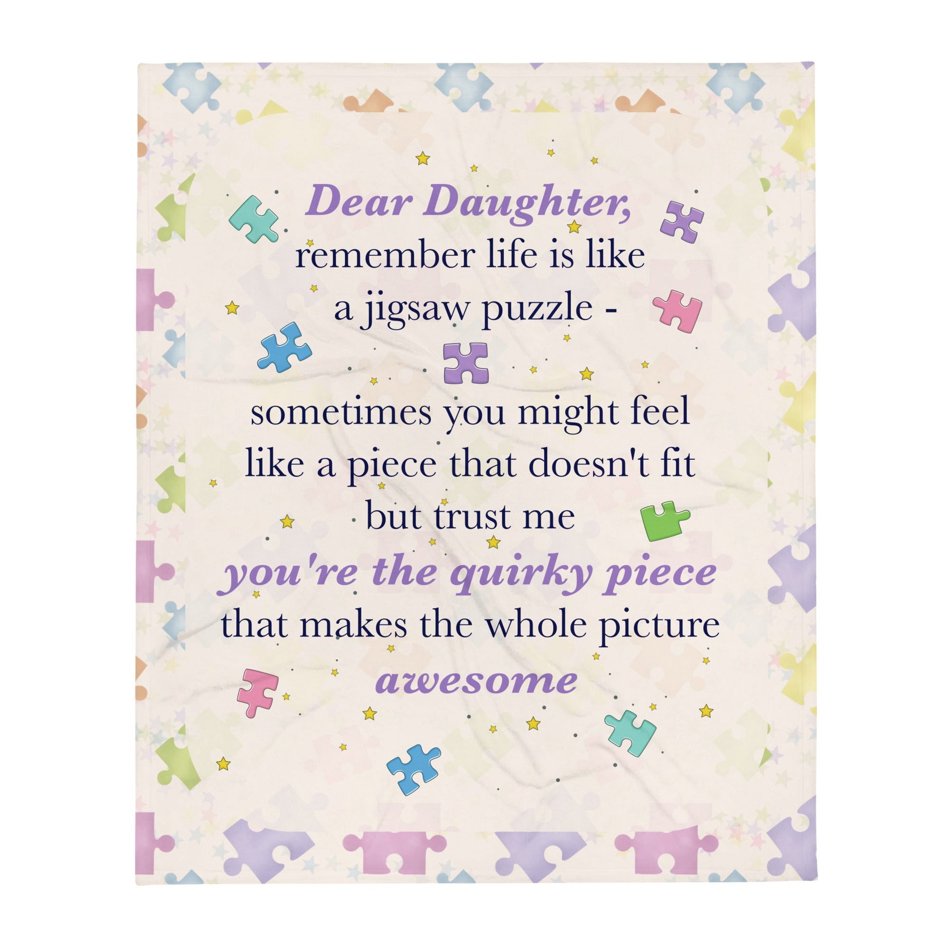 Puzzle Blanket Daughter