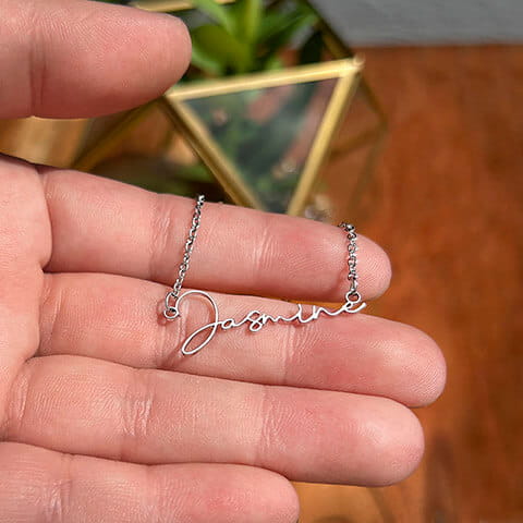 Stylized Name Necklace