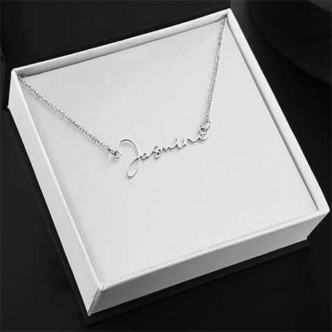 Proudest Daughter - Stylized Name Necklace