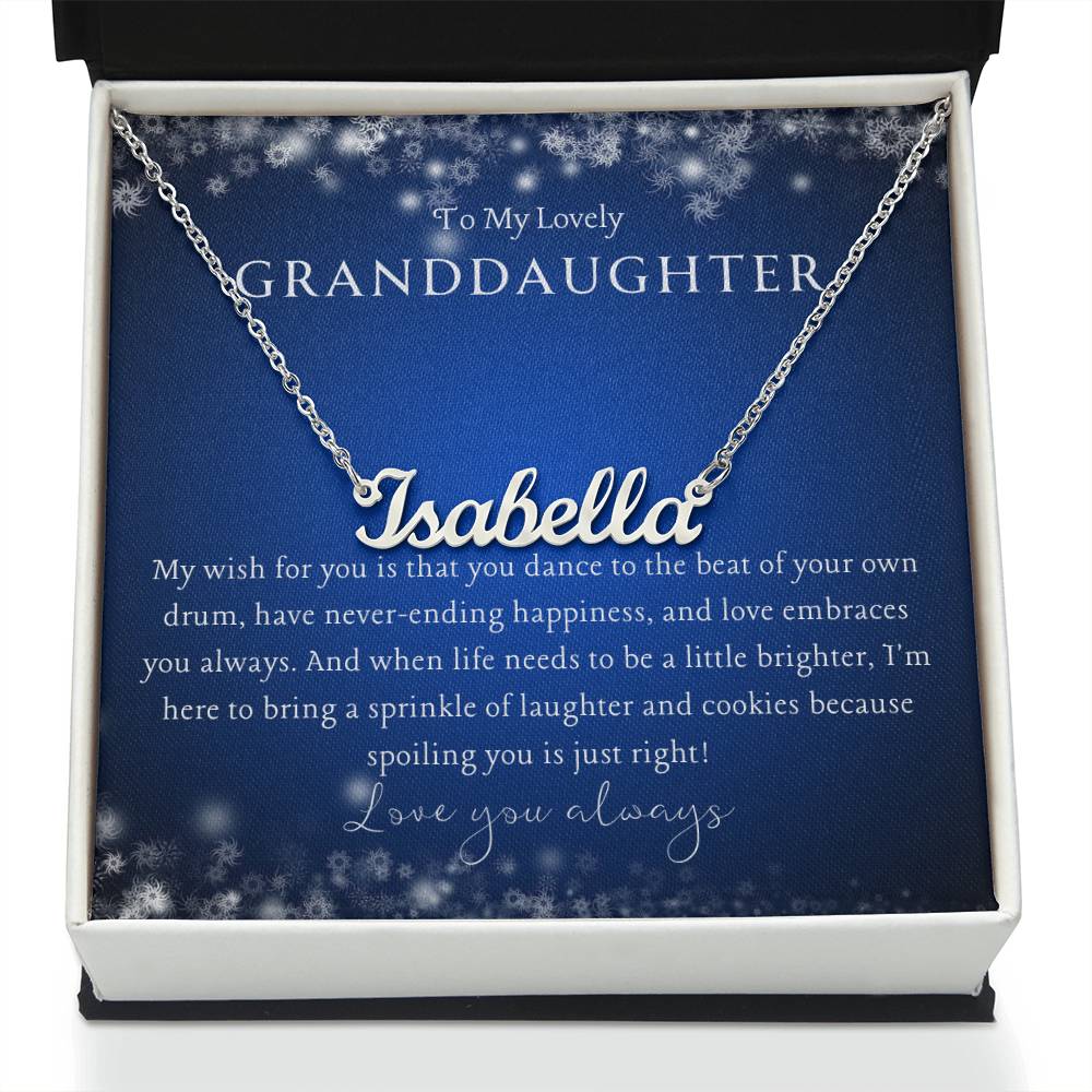 Snowflakes Are Unique as Your Granddaughter - Jewelry