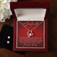 Soulmate - Red Love 14k White Gold Finish / Luxury Box