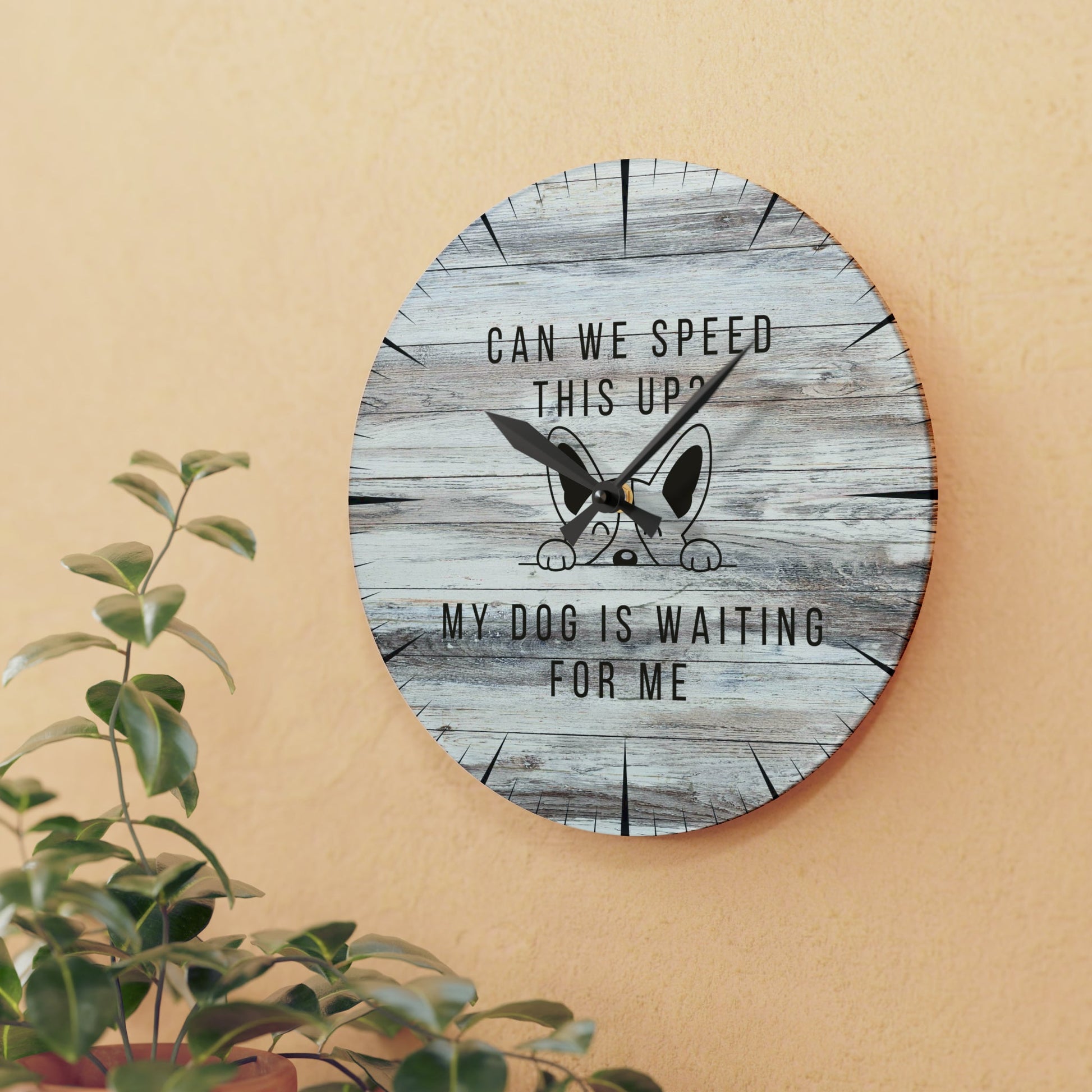 Speed Up Wall Clock - Home Decor