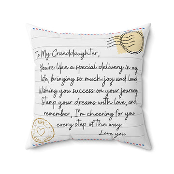 Stamped With Love Pillow for Granddaughter