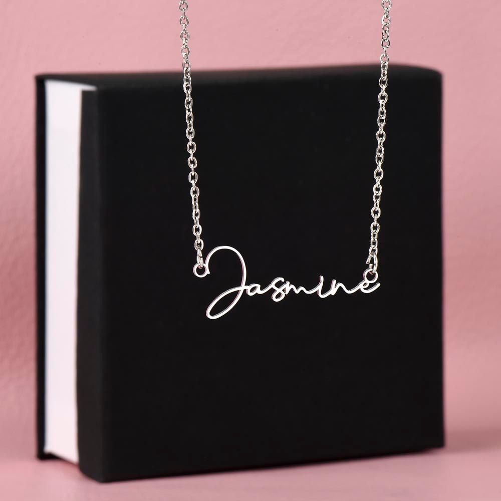 Stylized Name Necklace - Jewelry
