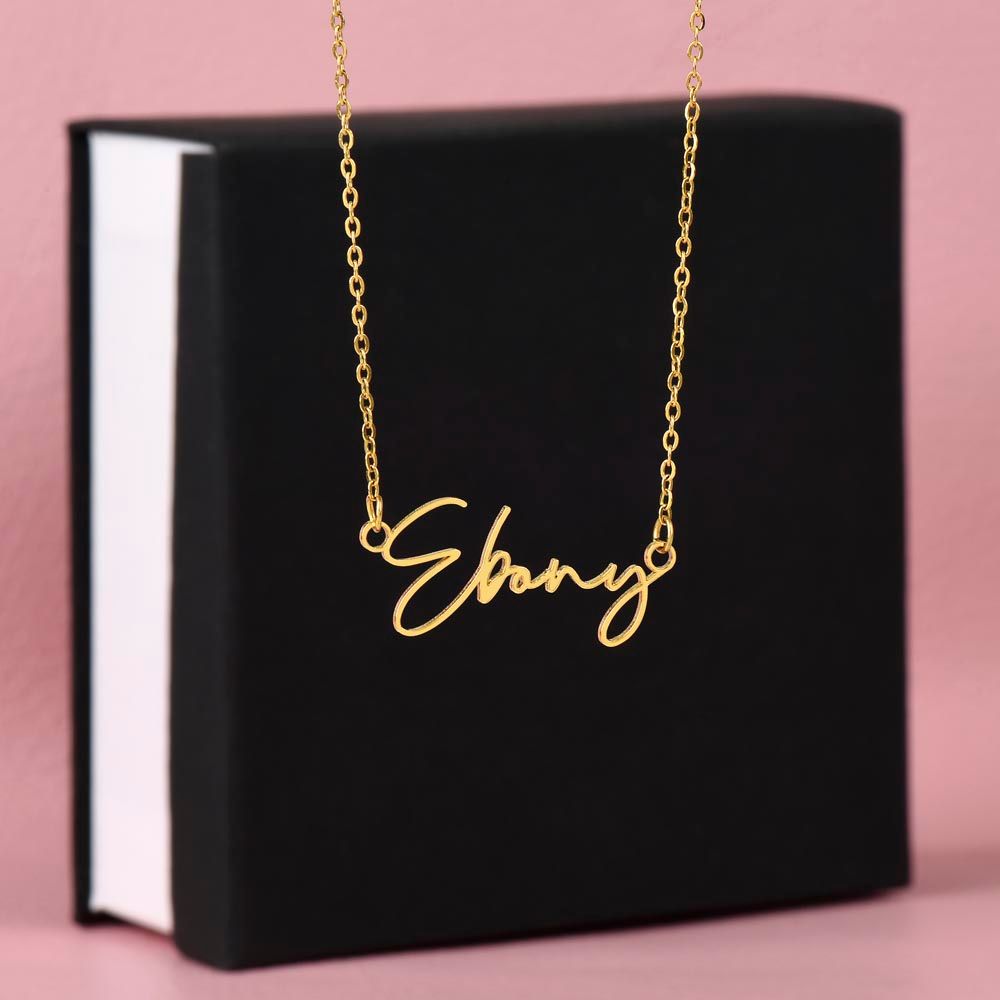 Stylized Name Necklace - Jewelry
