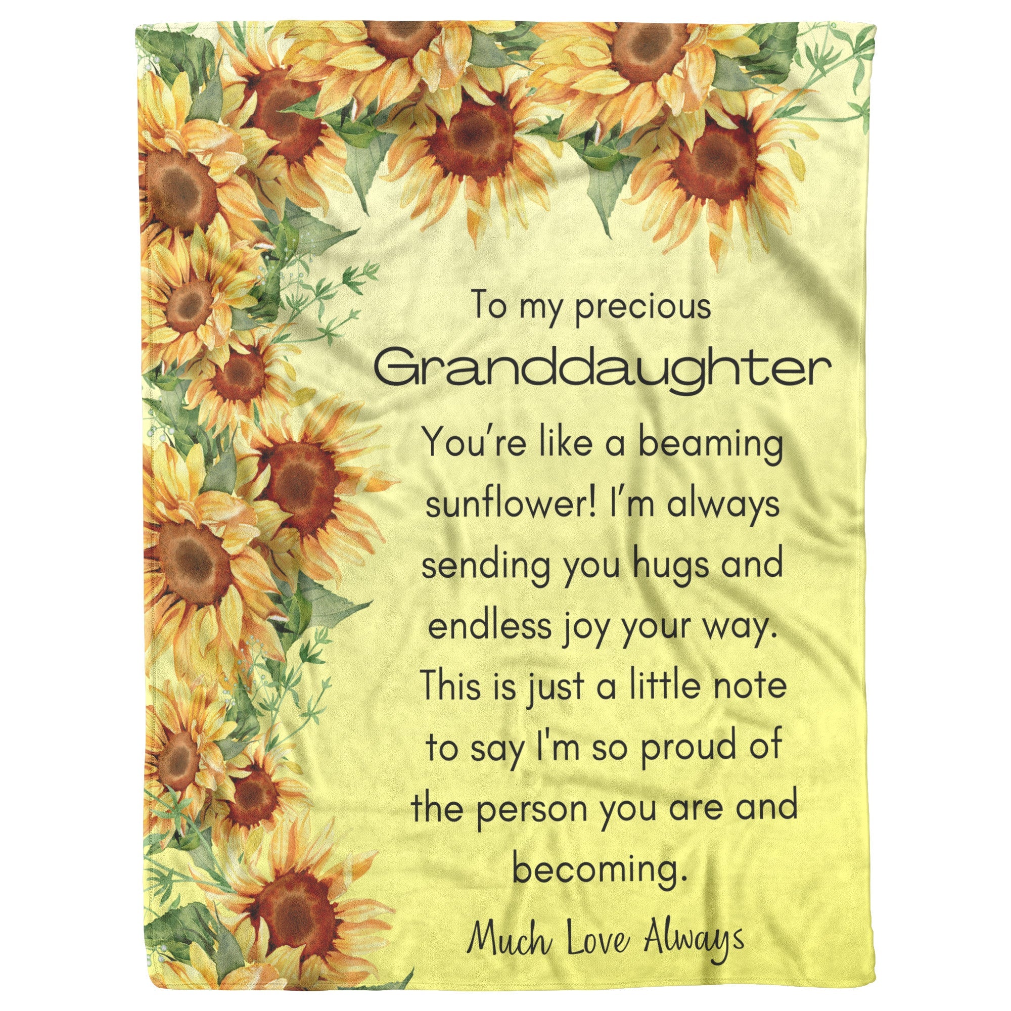 Sunflower Blanket - GetGifts
